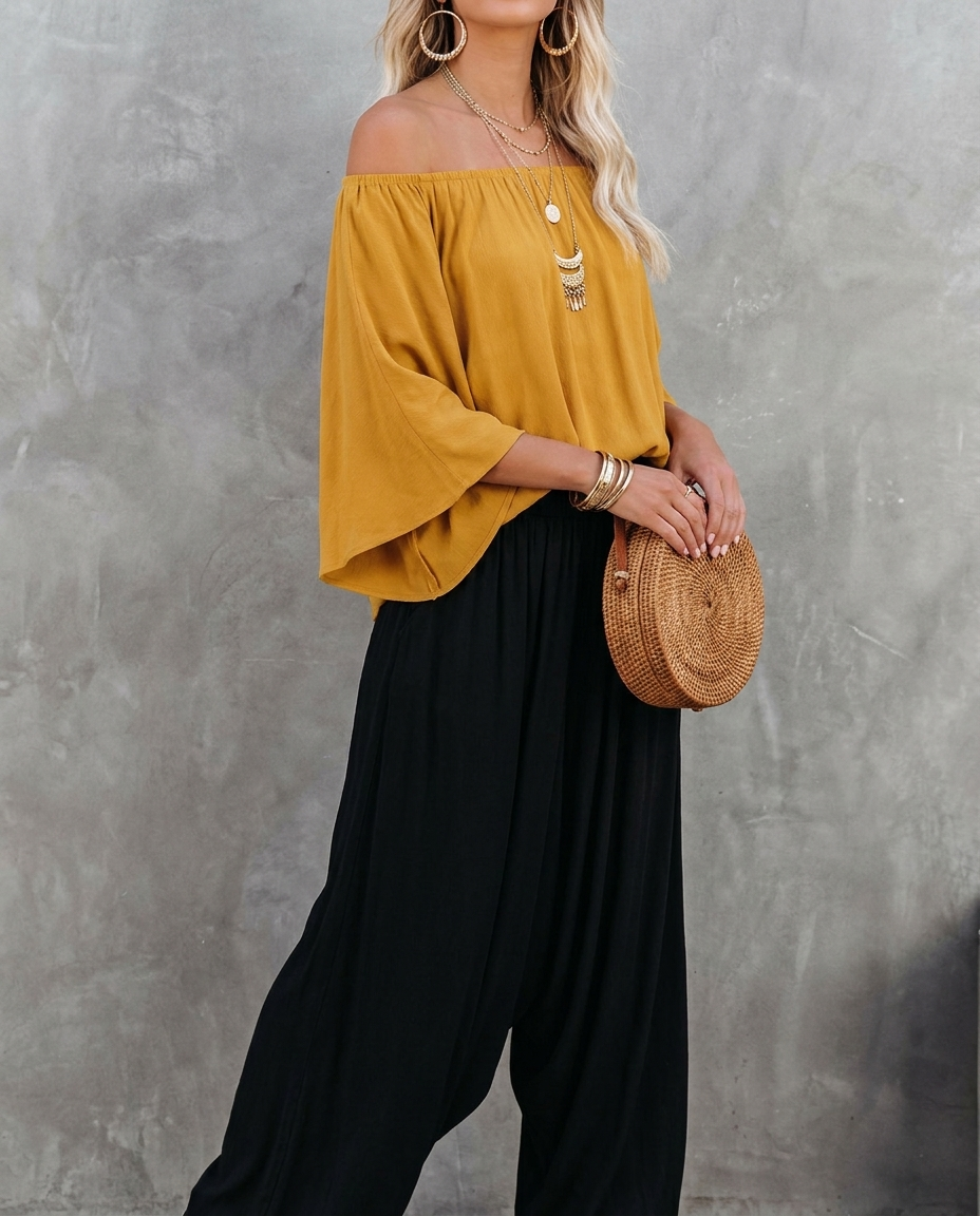 Vera — Ensemble Bohème Jaune et Noir